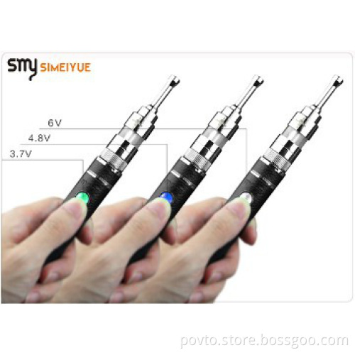mage mod voporwith 510 thread atomizer and real leather in outside